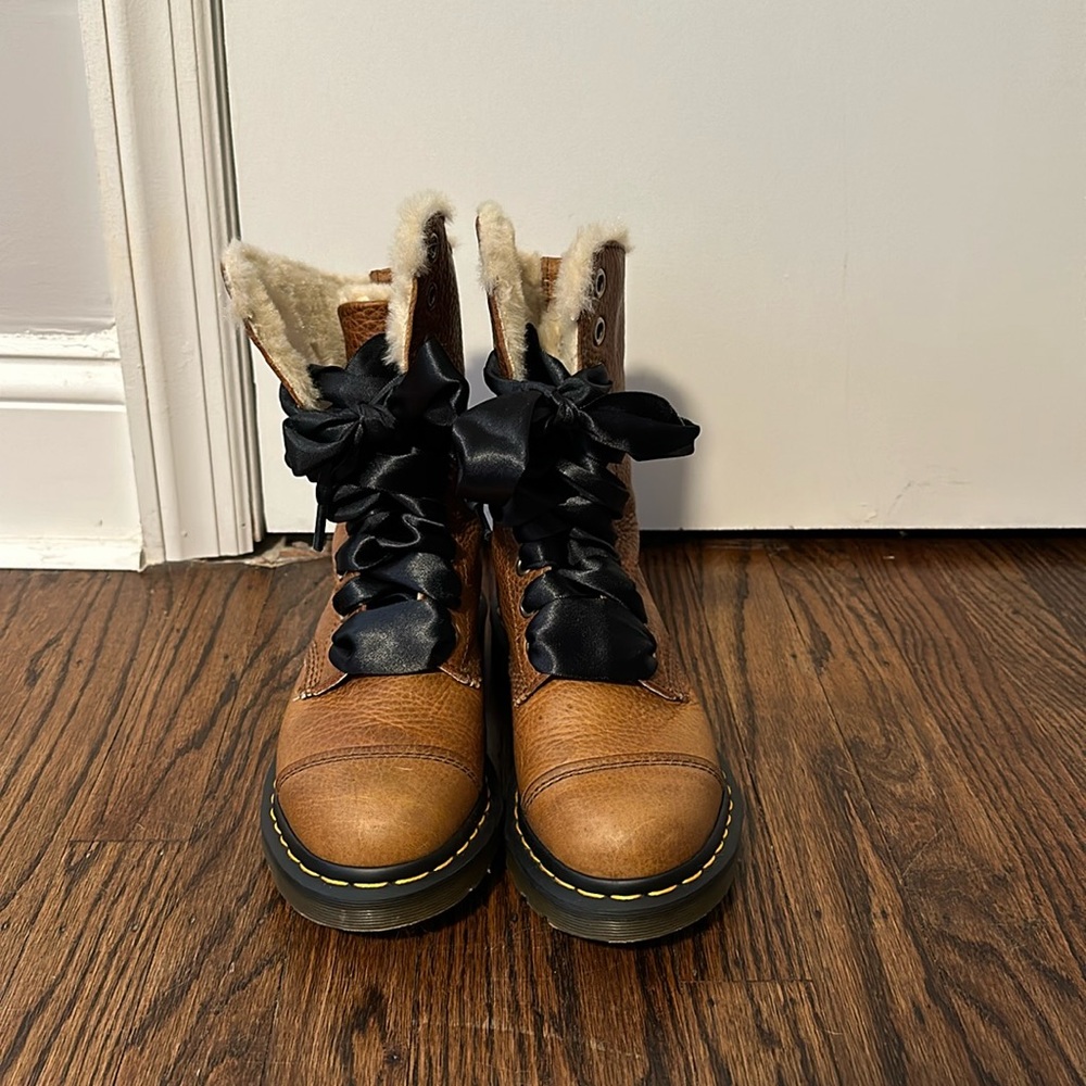 Doc Martens fur lined women’s boots